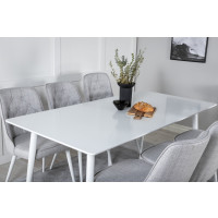 Produktbild för Polar Matbord med Velvet Deluxe Stolarna
