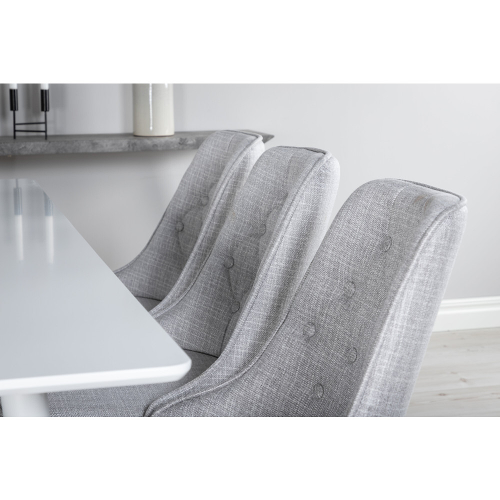 Produktbild för Polar Matbord med Velvet Deluxe Stolarna