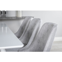 Produktbild för Polar Matbord med Velvet Deluxe Stolarna