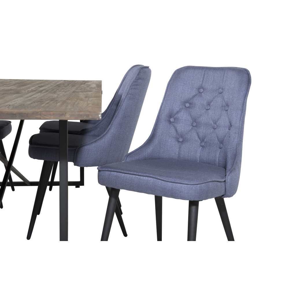 Produktbild för Padang Matbord med Velvet Deluxe Stolarna