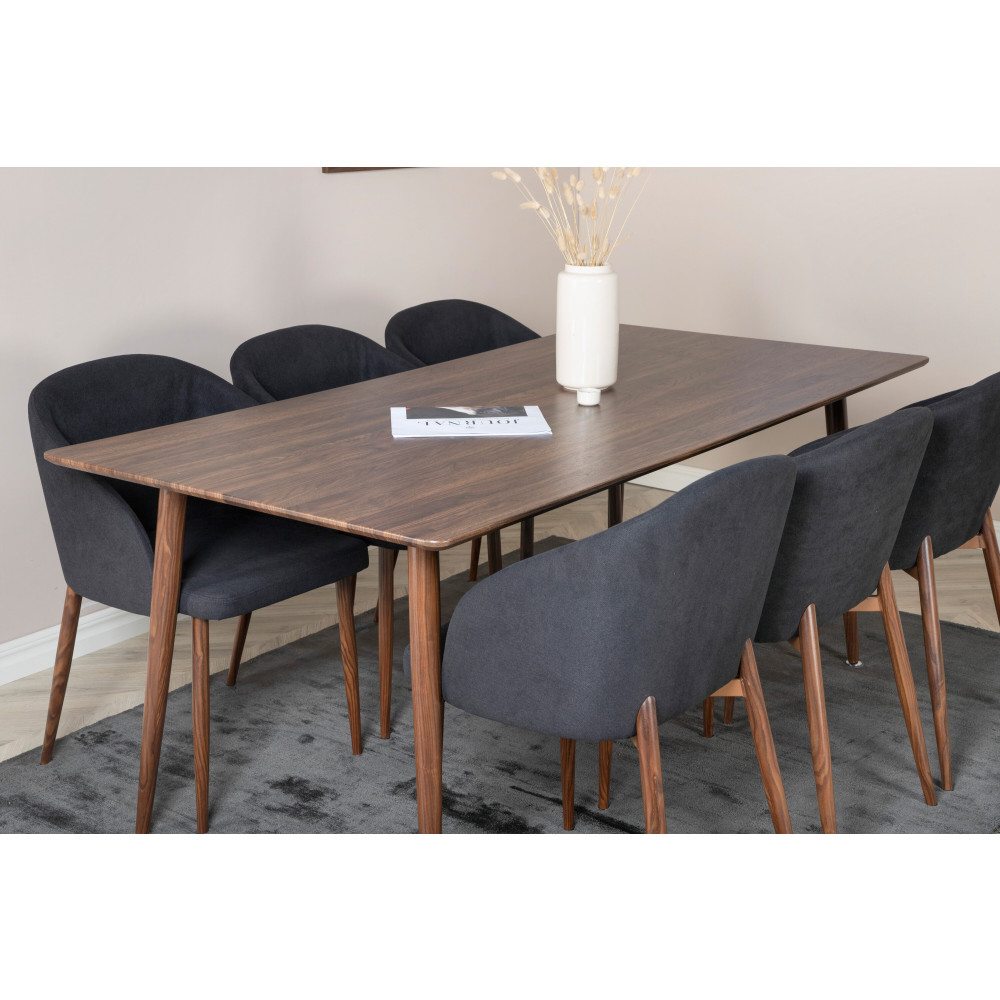 Produktbild för Polar Matbord med Arch Stolarna