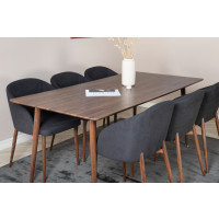 Produktbild för Polar Matbord med Arch Stolarna