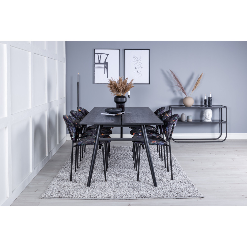 Produktbild för Sleek Matbord med Vault Stolarna