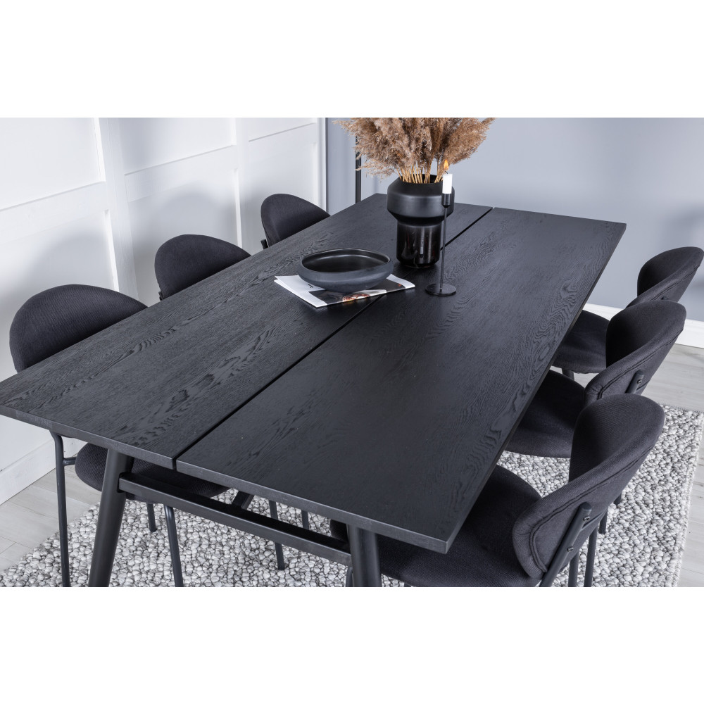 Produktbild för Sleek Matbord med Vault Stolarna