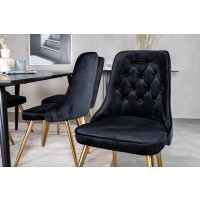 Produktbild för Dipp Matbord med Velvet Deluxe Stolarna
