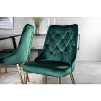 Produktbild för Dipp Matbord med Velvet Deluxe Stolarna