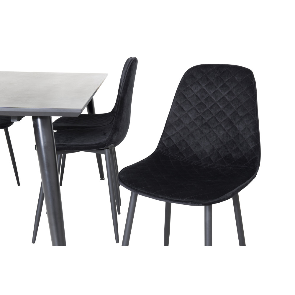 Produktbild för Dipp Matbord med Polar Stolarna
