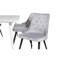 Produktbild för Polar Matbord med Velvet Deluxe Stolarna