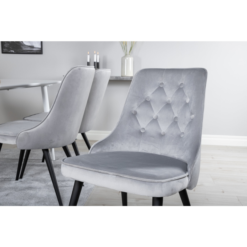 Produktbild för Polar Matbord med Velvet Deluxe Stolarna