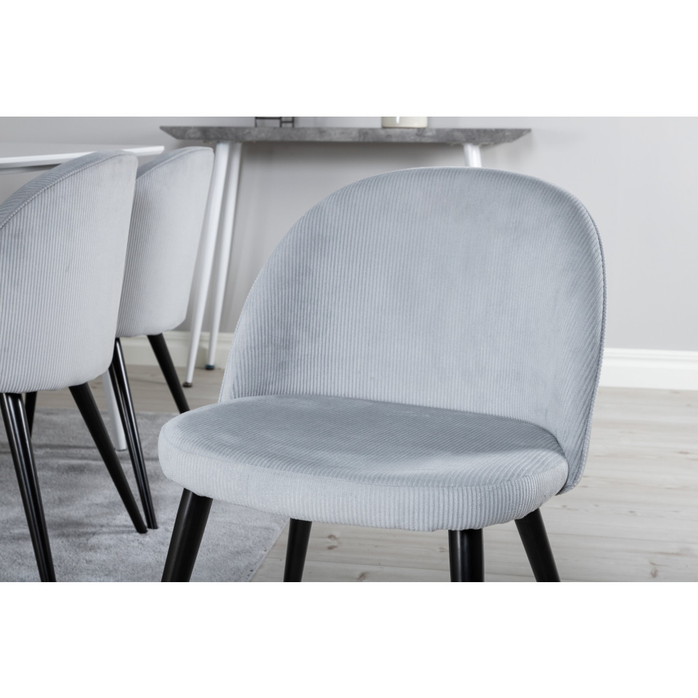 Produktbild för Polar Matbord med Velvet Stolarna