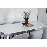 Produktbild för Polar Matbord med Velvet Stolarna