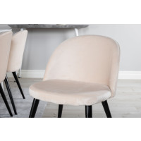 Produktbild för Polar Matbord med Velvet Stolarna