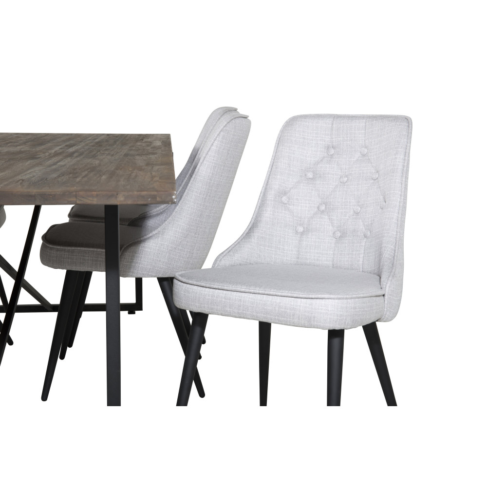 Produktbild för Padang Matbord med Velvet Deluxe Stolarna