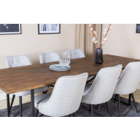Produktbild för Padang Matbord med Velvet Deluxe Stolarna