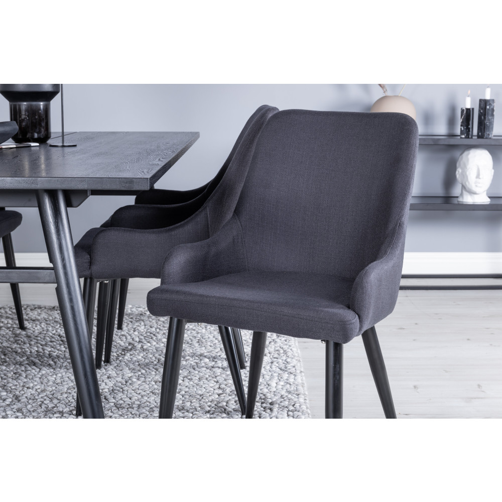 Produktbild för Sleek Matbord med Plaza Stolarna