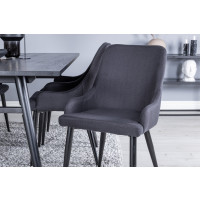 Produktbild för Sleek Matbord med Plaza Stolarna