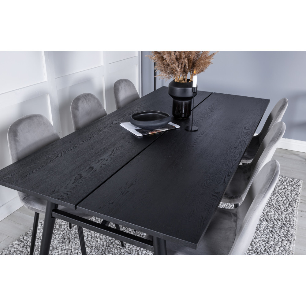 Produktbild för Sleek Matbord med Polar Stolarna