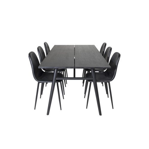 Venture Home Sleek Matbord med Polar Stolarna