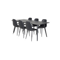 Produktbild för Sleek Matbord med Polar Stolarna