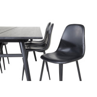 Produktbild för Sleek Matbord med Polar Stolarna