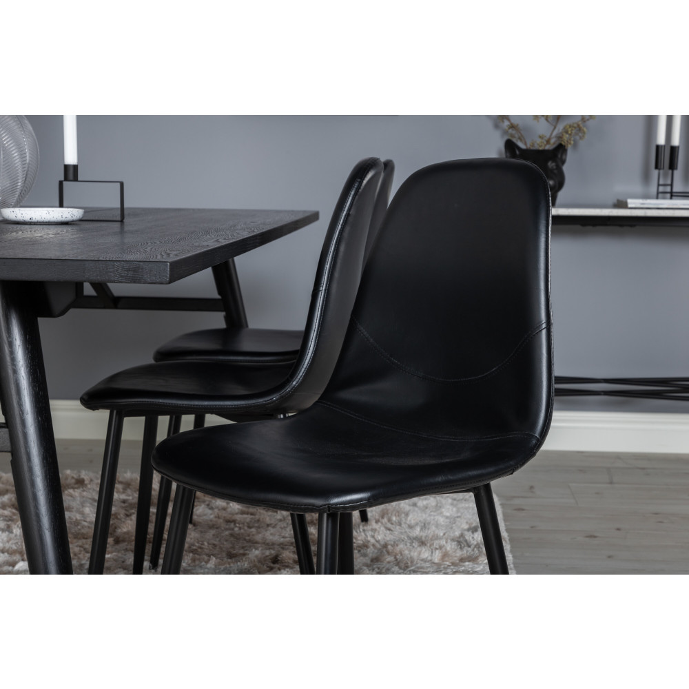 Produktbild för Sleek Matbord med Polar Stolarna
