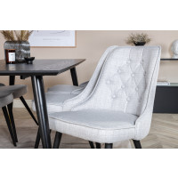 Produktbild för Dipp Matbord med Velvet Deluxe Stolarna