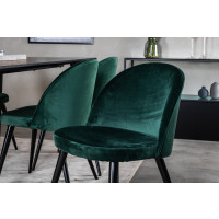 Produktbild för Dipp Matbord med Velvet Stolarna