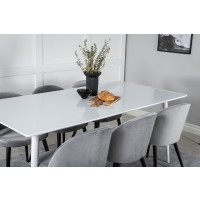 Produktbild för Polar Matbord med Velvet Stolarna