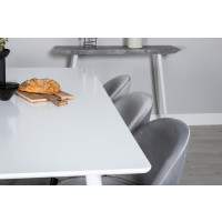 Produktbild för Polar Matbord med Velvet Stolarna