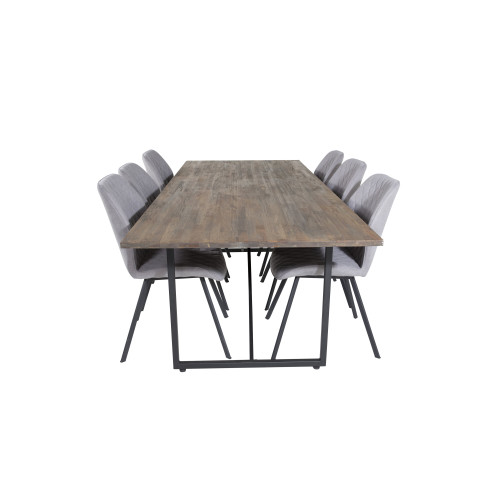 Venture Home Padang Matbord med Gemma Stolarna