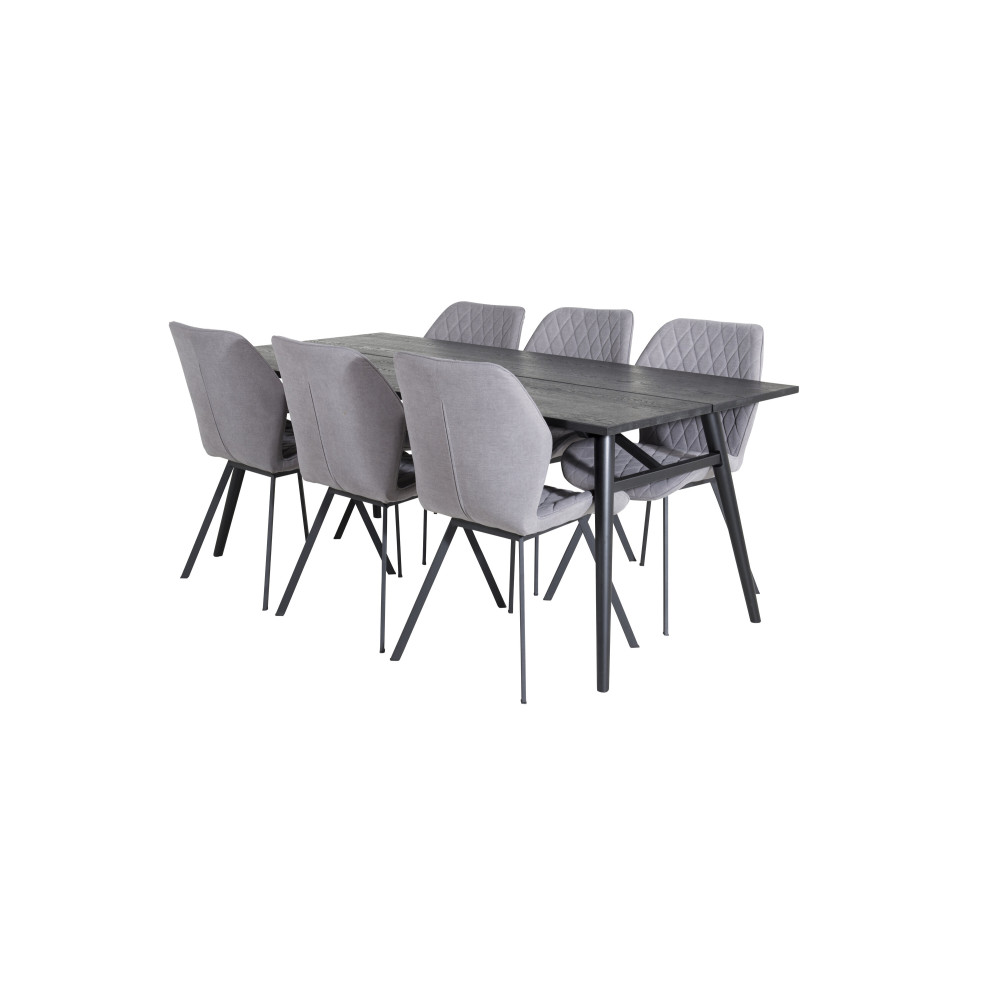 Produktbild för Sleek Matbord med Gemma Stolarna