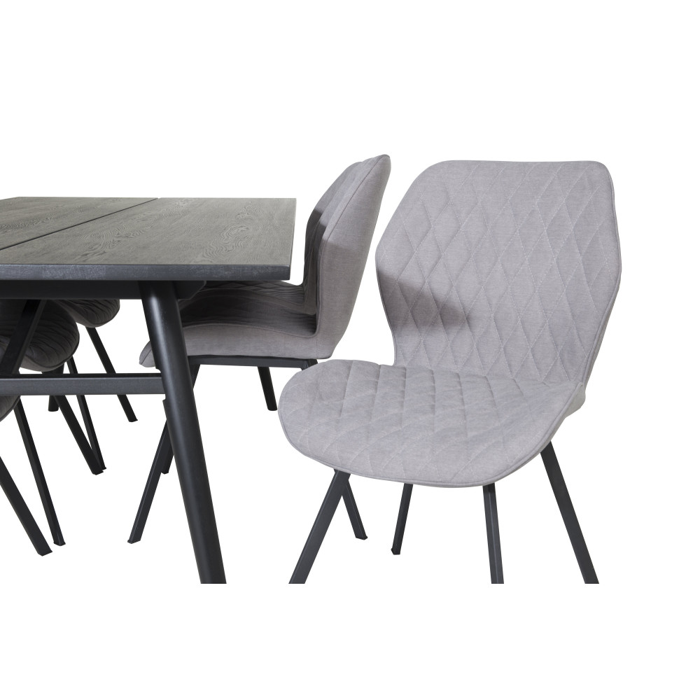 Produktbild för Sleek Matbord med Gemma Stolarna