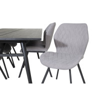 Produktbild för Sleek Matbord med Gemma Stolarna
