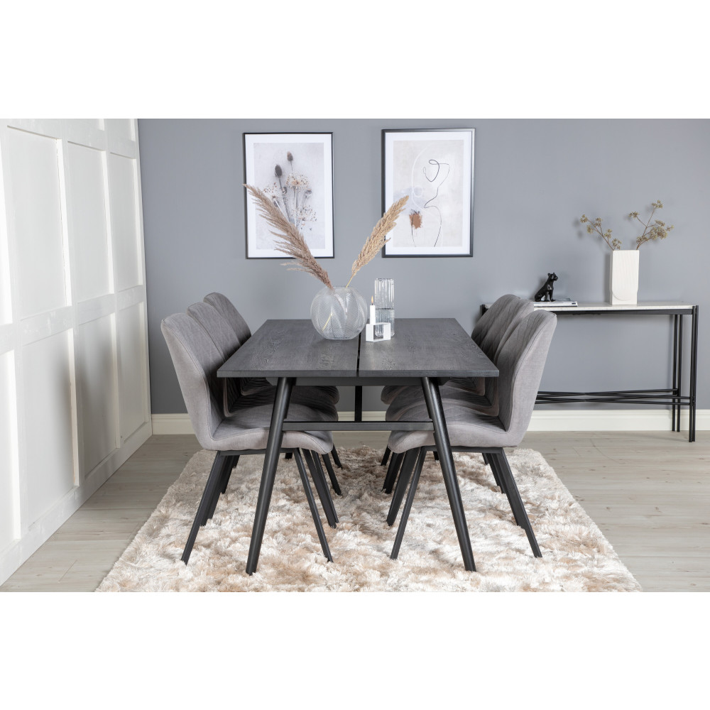 Produktbild för Sleek Matbord med Gemma Stolarna