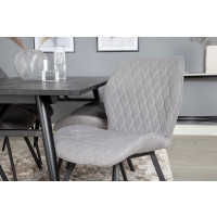 Produktbild för Sleek Matbord med Gemma Stolarna