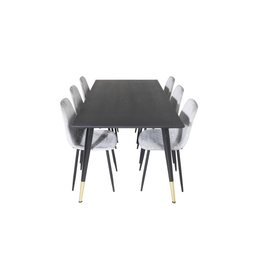 Venture Home Dipp Matbord med Polar Stolarna
