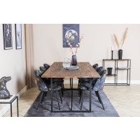Produktbild för Padang Matbord med Velvet Stolarna