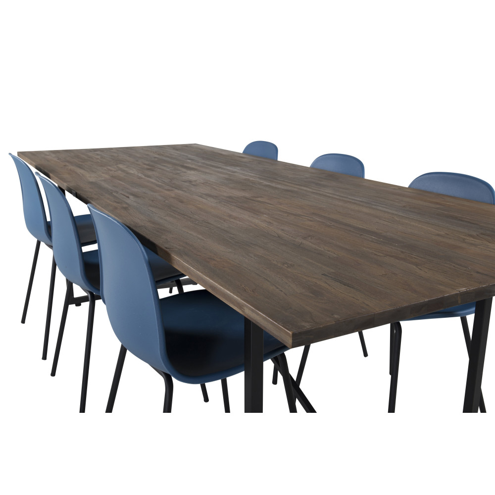 Produktbild för Padang Matbord med Arctic Stolarna