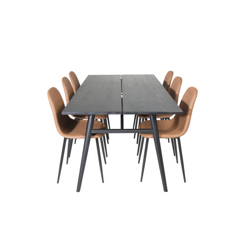 Venture Home Sleek Matbord med Polar Stolarna