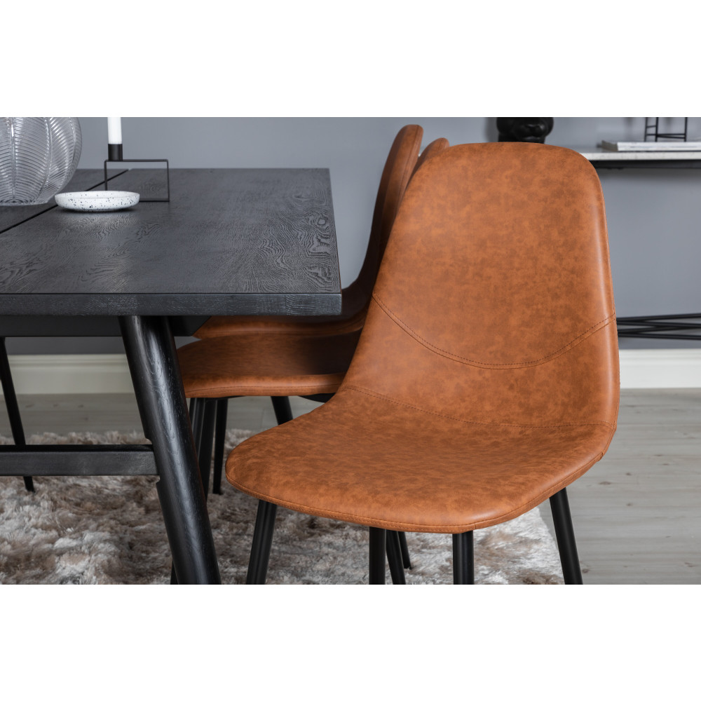 Produktbild för Sleek Matbord med Polar Stolarna