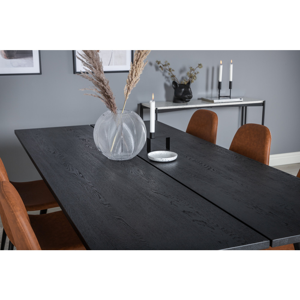 Produktbild för Sleek Matbord med Polar Stolarna