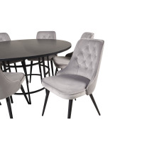 Produktbild för Copenhagen Matbord med Velvet Deluxe Stolarna