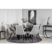 Produktbild för Copenhagen Matbord med Velvet Deluxe Stolarna
