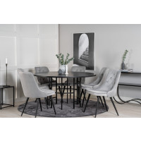 Produktbild för Copenhagen Matbord med Velvet Deluxe Stolarna