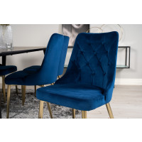 Produktbild för Dipp Matbord med Velvet Deluxe Stolarna