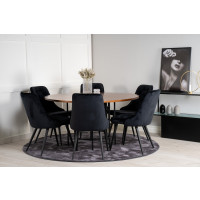 Produktbild för Copenhagen Matbord med Velvet Deluxe Stolarna