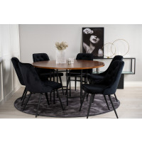 Produktbild för Copenhagen Matbord med Velvet Deluxe Stolarna