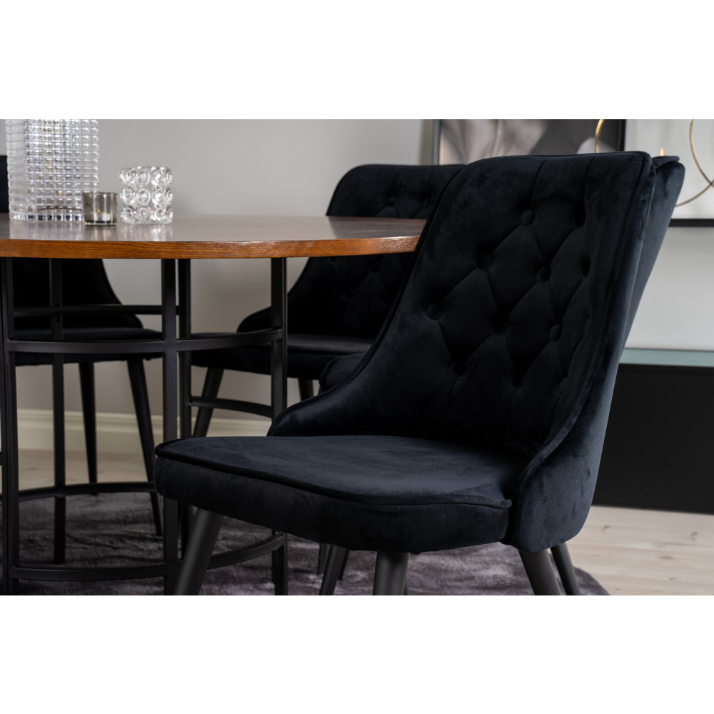 Produktbild för Copenhagen Matbord med Velvet Deluxe Stolarna
