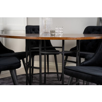Produktbild för Copenhagen Matbord med Velvet Deluxe Stolarna