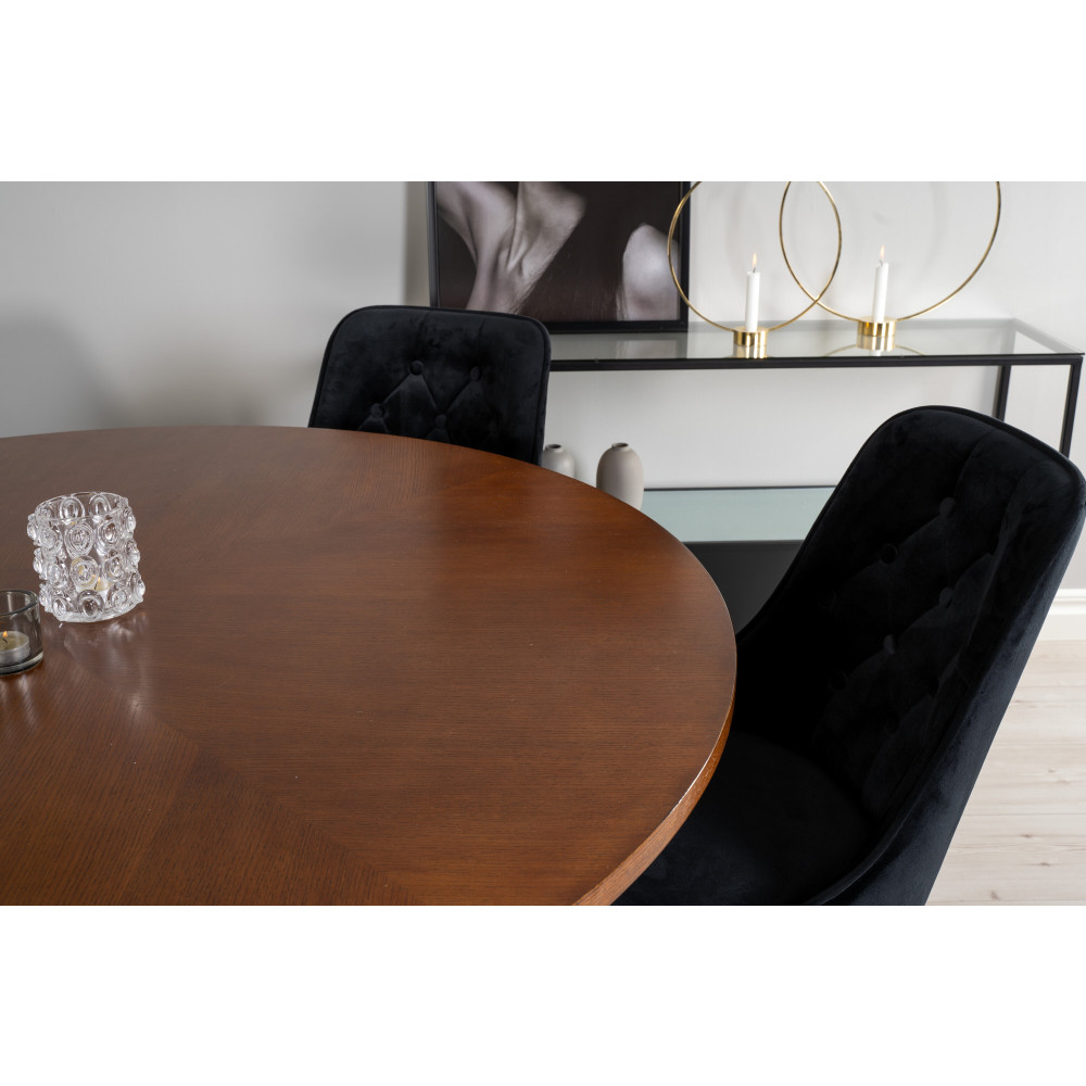 Produktbild för Copenhagen Matbord med Velvet Deluxe Stolarna
